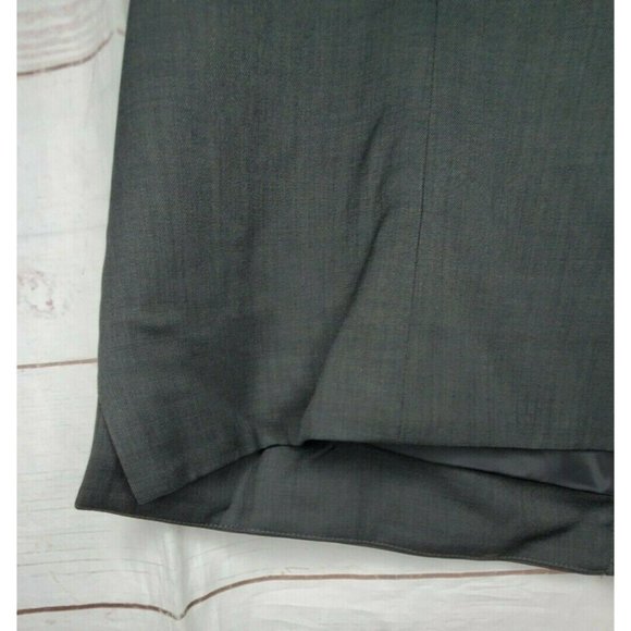 Cintas Men XL Charcoal Gray Men 2 Pocket Polyester Side Slit Suit Or Casual Vest - Picture 6 of 12